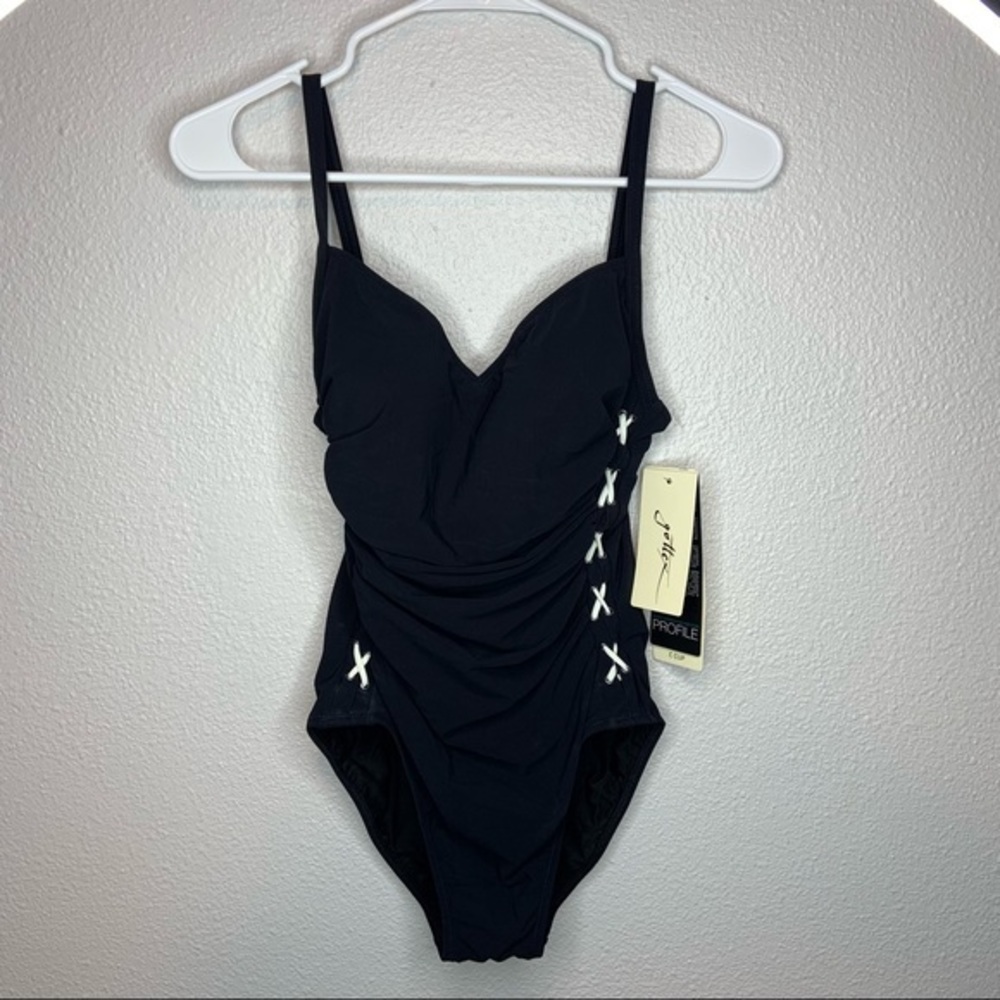 Profile By Gottex Black One Piece Swimsuit